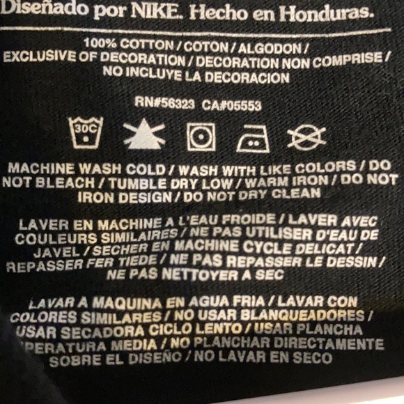 Nike Bleed Black and Gold Short Sleeve T-Shirt - Picture 5 of 5